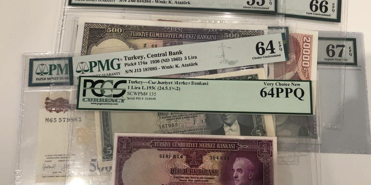 Kağıt paralarda kondisyon – PCGS ve PMG nedir?
